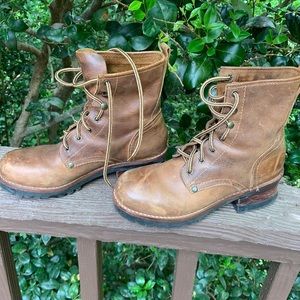 Mainframe brown original leather boots 8.5